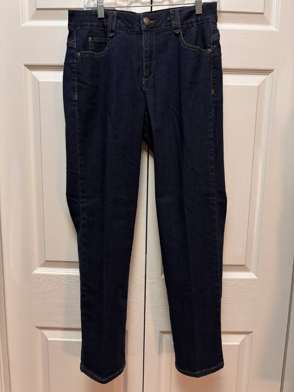 Ruby Rd Jeans Size 8x28 NWT Straight Leg Dark Wash Stretch Soft Denim